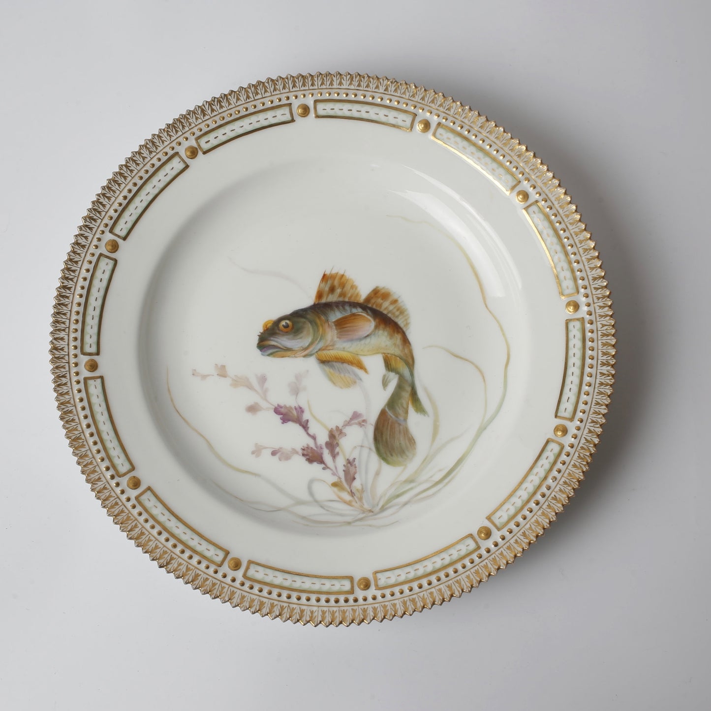 Royal Copenhagen Fish Plates Complete set for 12 persons