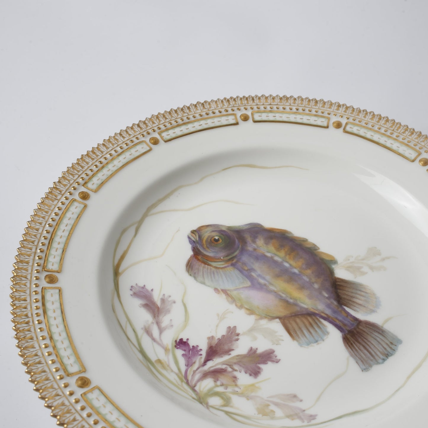 Royal Copenhagen Fish Plate "Cyclopterus Lumpus" by Royal Copenhagen