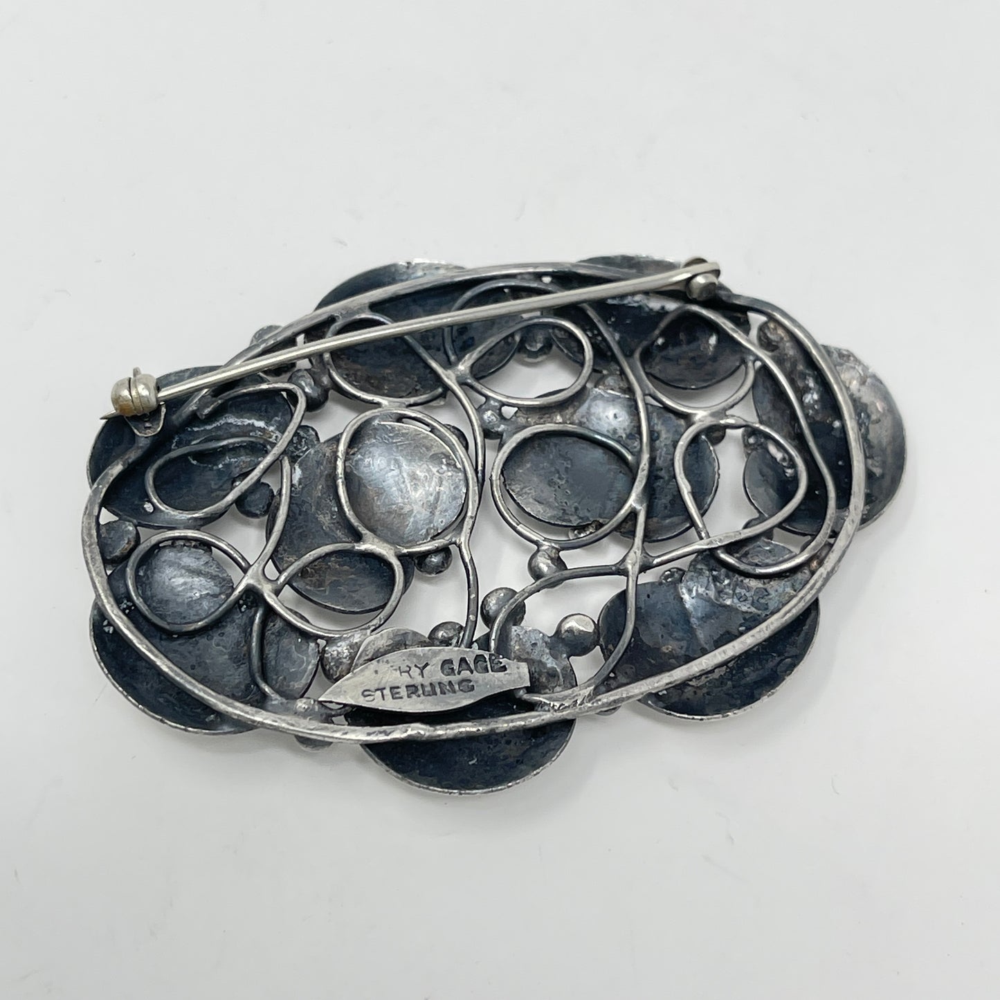 Estate Mary Gage Sterling Silver Brooch
