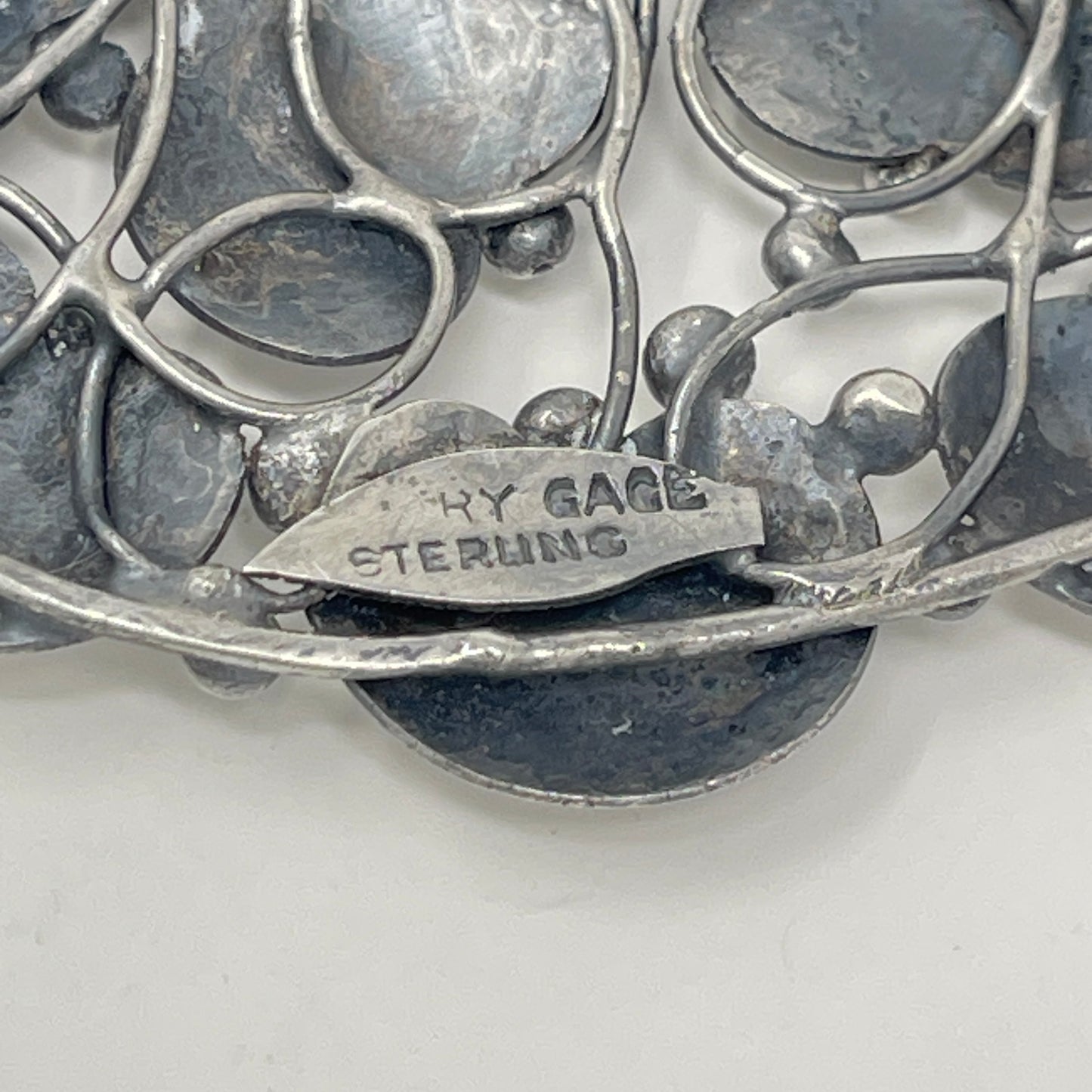 Estate Mary Gage Sterling Silver Brooch