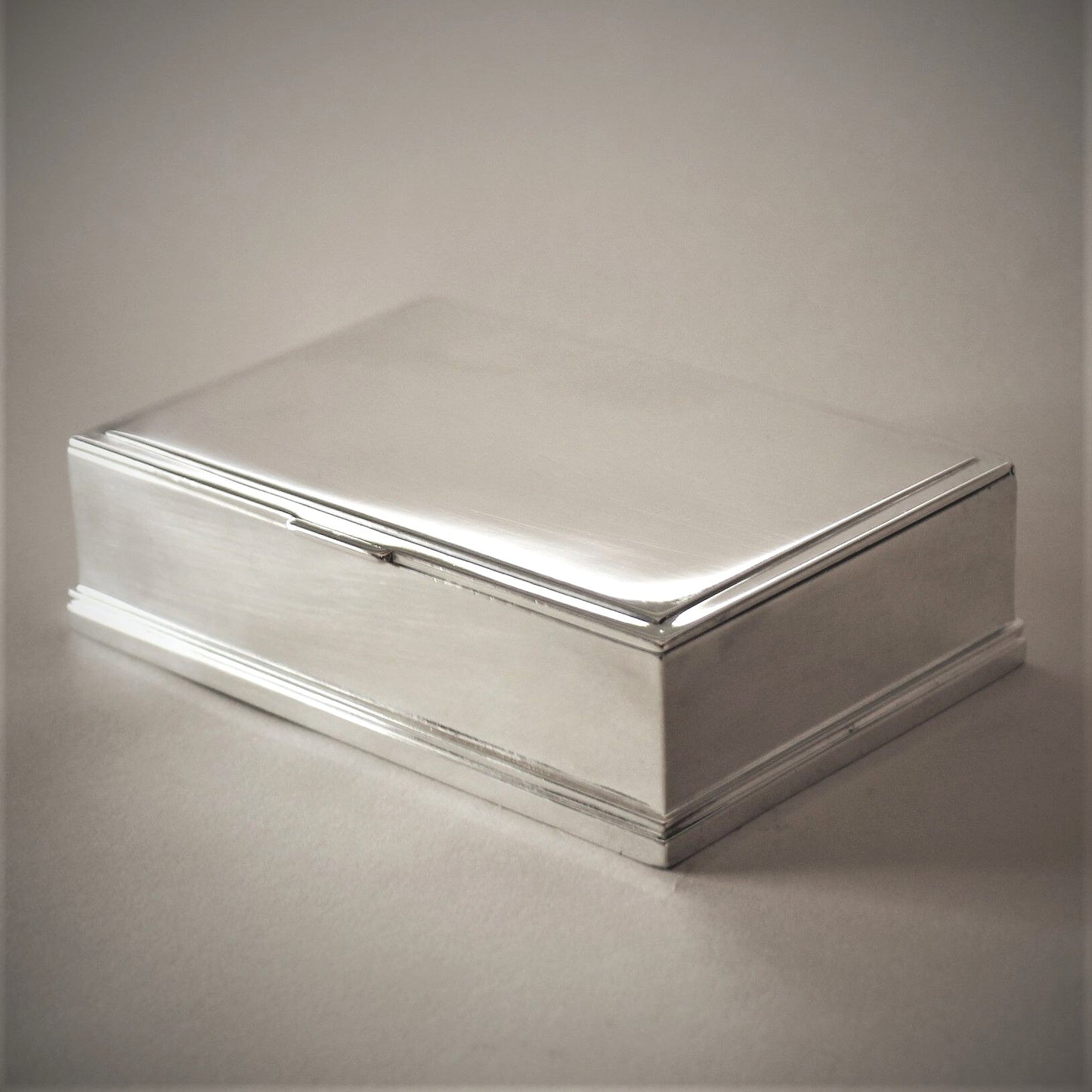 Estate Georg Jensen Sterling Silver "Pyramid" Keepsake Box by Harald Nielsen No. 661