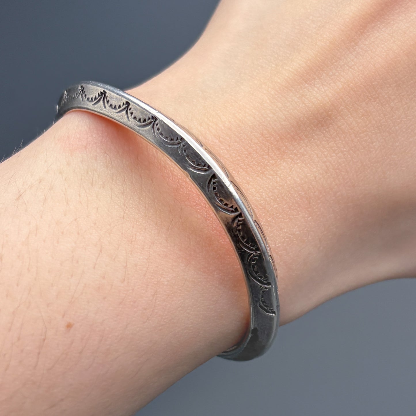 Estate Sterling Silver Navajo Cuff