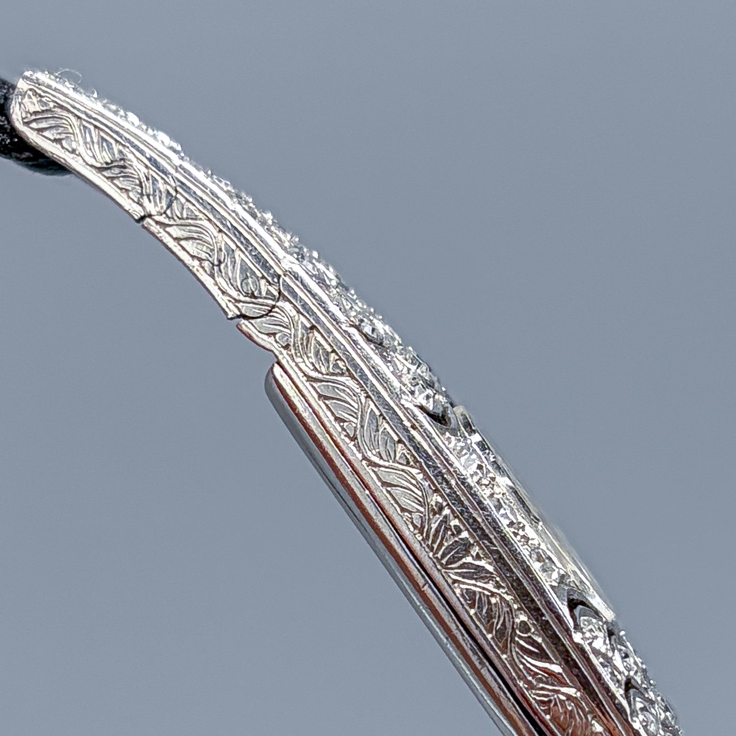 Antique French Art Deco Platinum & Diamond Numa Watch