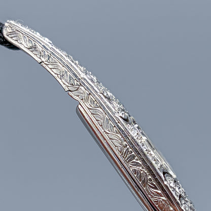 Antique French Art Deco Platinum & Diamond Numa Watch