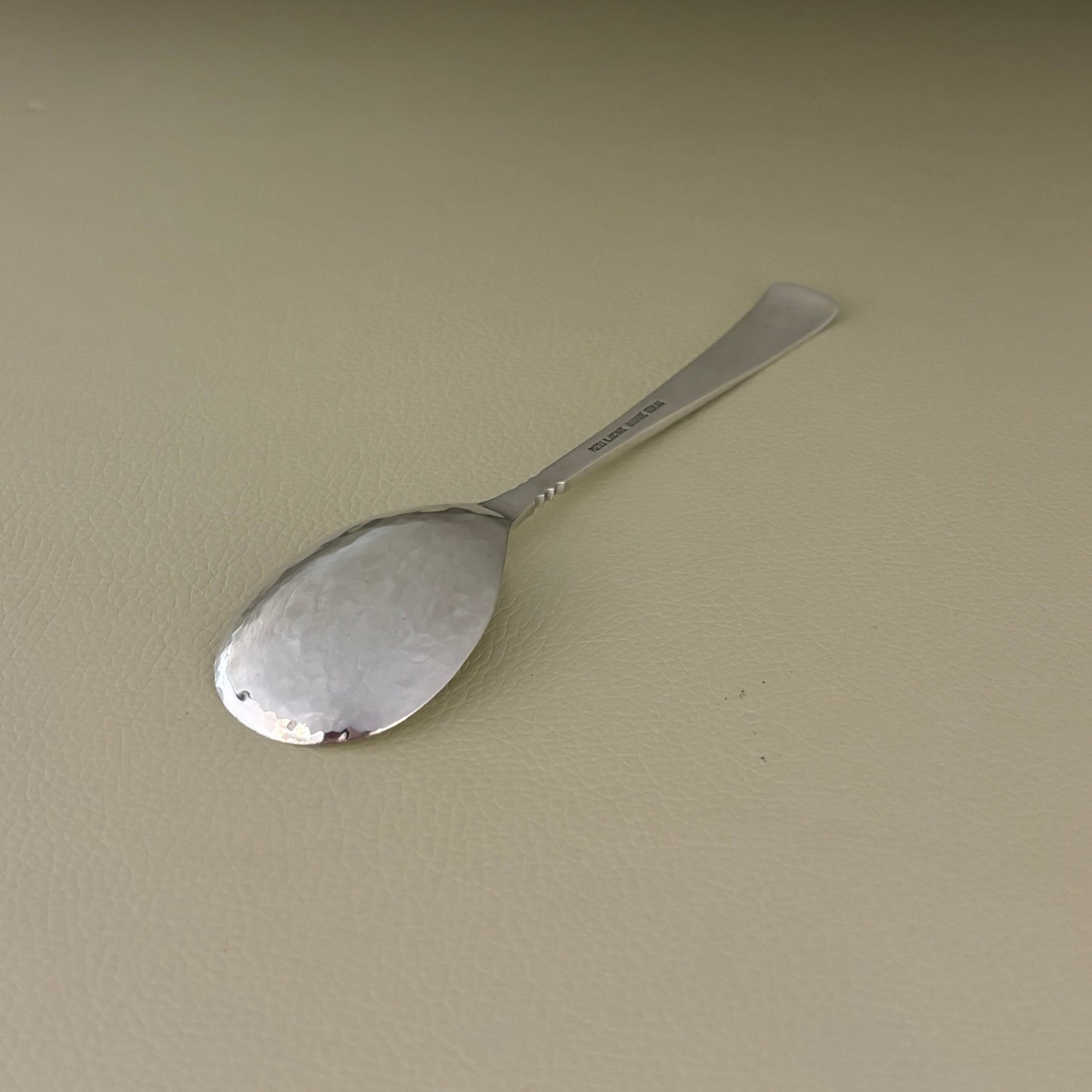 Estate Sterling Silver Porter Blanchard "Capri" Small Compote Spoon w/ Ovoid Bowl