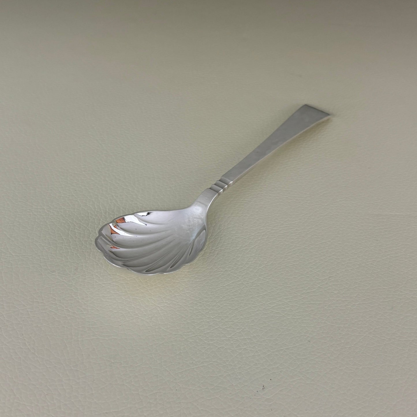 Estate Sterling Silver Porter Blanchard "Capri" Serving Spoon w/ Scalloped Bowl