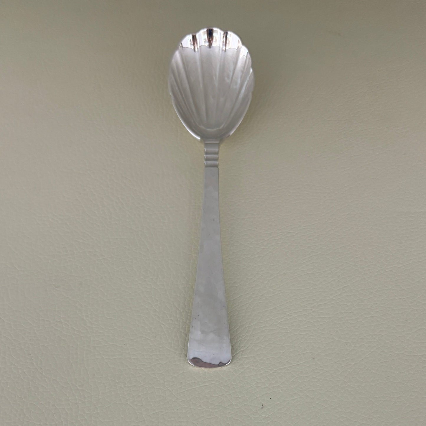 Estate Sterling Silver Porter Blanchard "Capri" Serving Spoon w/ Scalloped Bowl