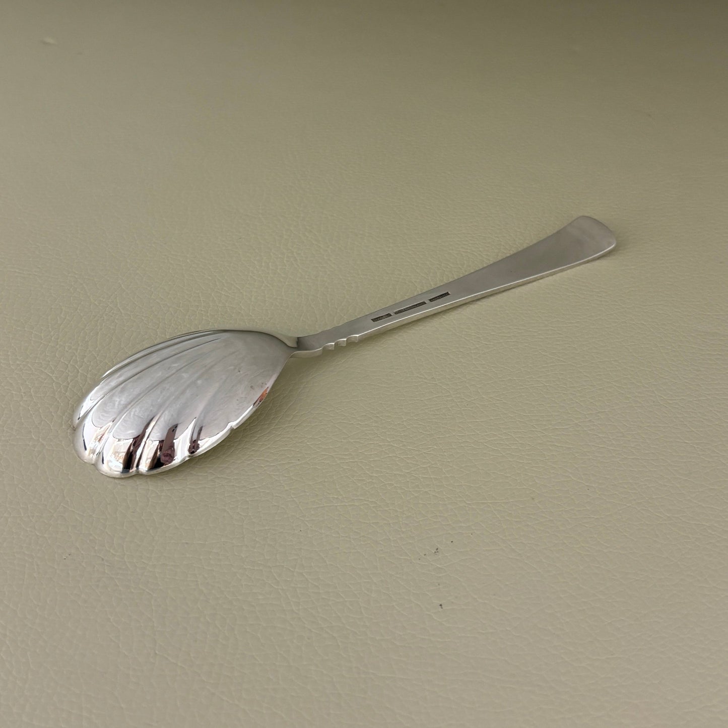 Estate Sterling Silver Porter Blanchard "Capri" Serving Spoon w/ Scalloped Bowl