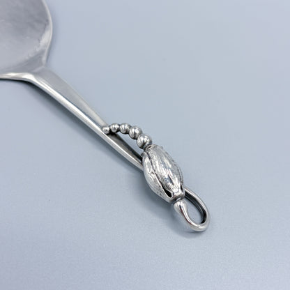 Estate Georg Jensen Sterling Silver "Blossom" Pastry Server No 84