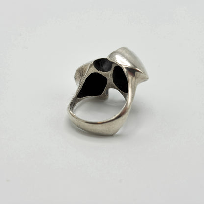 Estate  Sterling Silver Ronald Hayes Pearson Organic Split Ring
