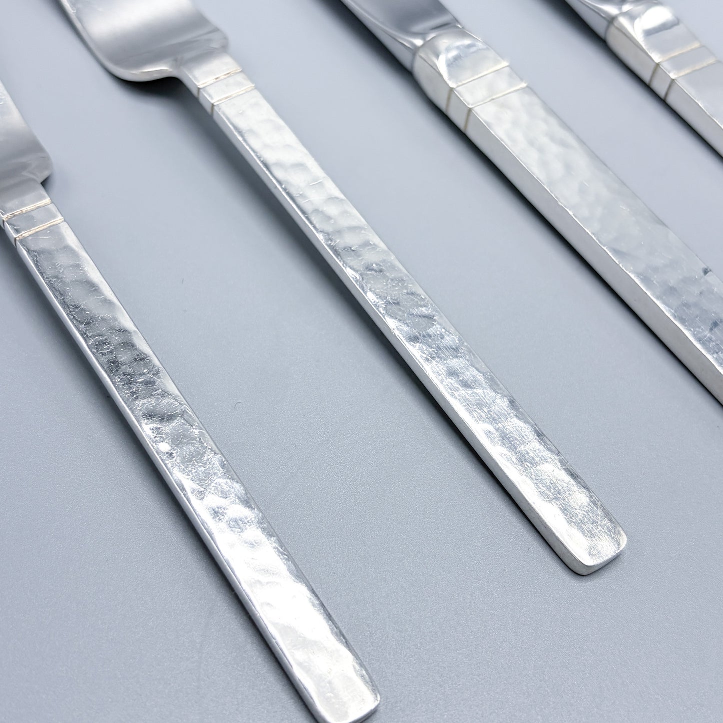Estate Porter Blanchard Sterling Silver Flatware in the "Commonwealth" Pattern Service of 12
