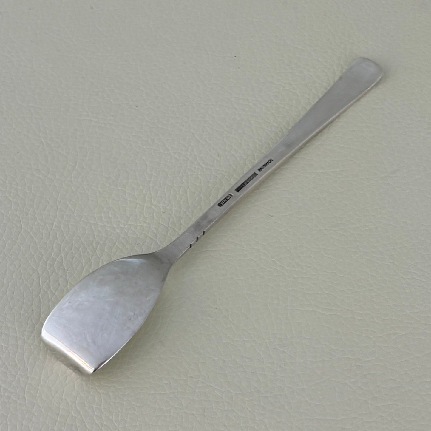 Estate Sterling Silver Porter Blanchard "Capri" Serving Spoon w/ Curved End