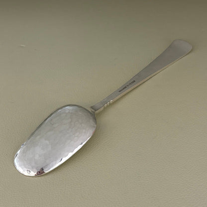 Estate Sterling Silver Porter Blanchard "Capri" Large Squared Serving Spoon