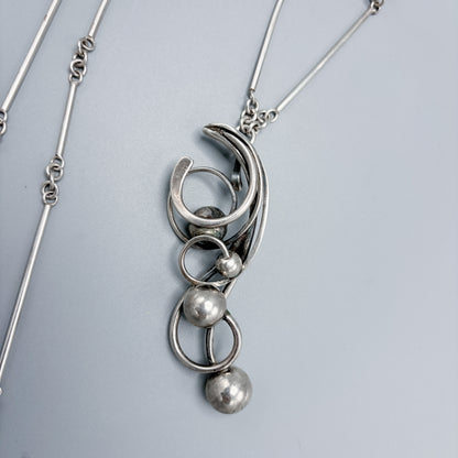 Estate Sterling Silver Necklace Pendant by Rachel Gera- 920 Silver