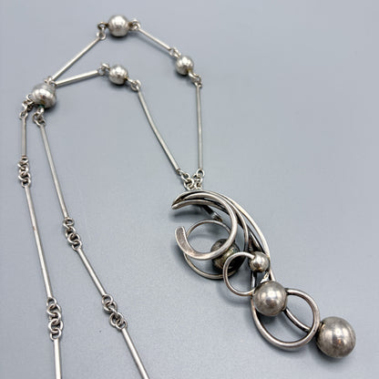 Estate Sterling Silver Necklace Pendant by Rachel Gera- 920 Silver