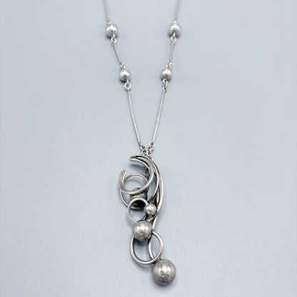 Estate Sterling Silver Necklace Pendant by Rachel Gera- 920 Silver