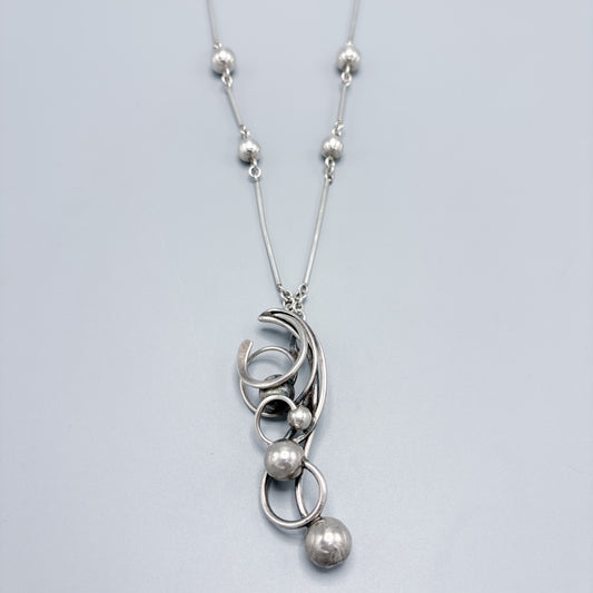 Estate Sterling Silver Necklace Pendant by Rachel Gera- 920 Silver
