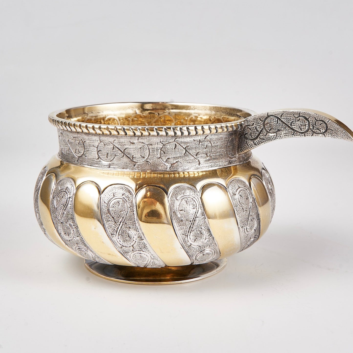 Estate Tane Sterling and Vermeil Vessel