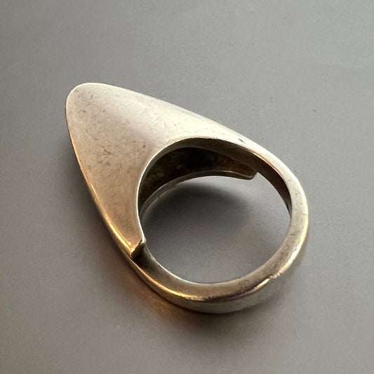 Estate Rey Urban Sterling Silver Modernist Ring