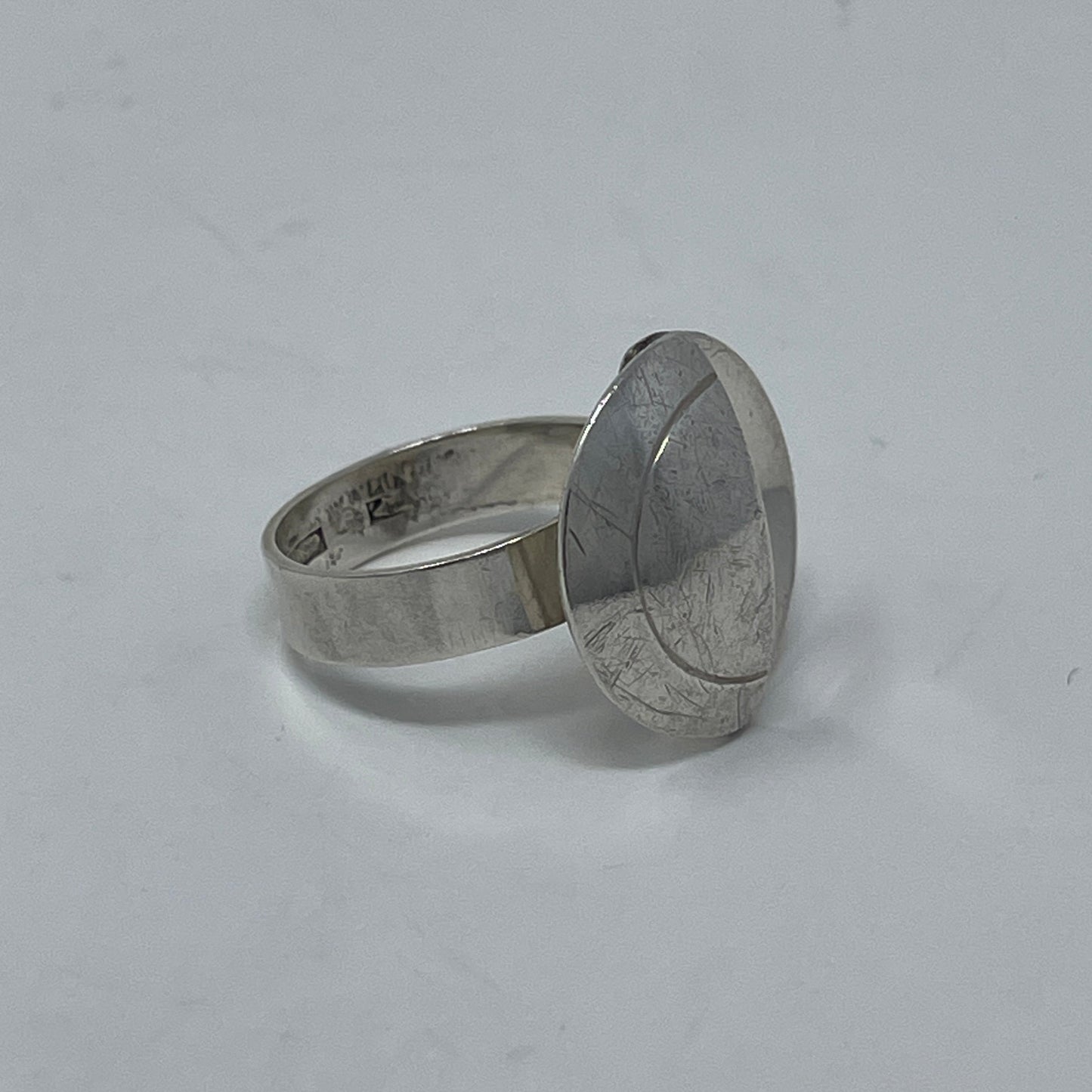 Estate Salovaara Ring with Two Half Rounds