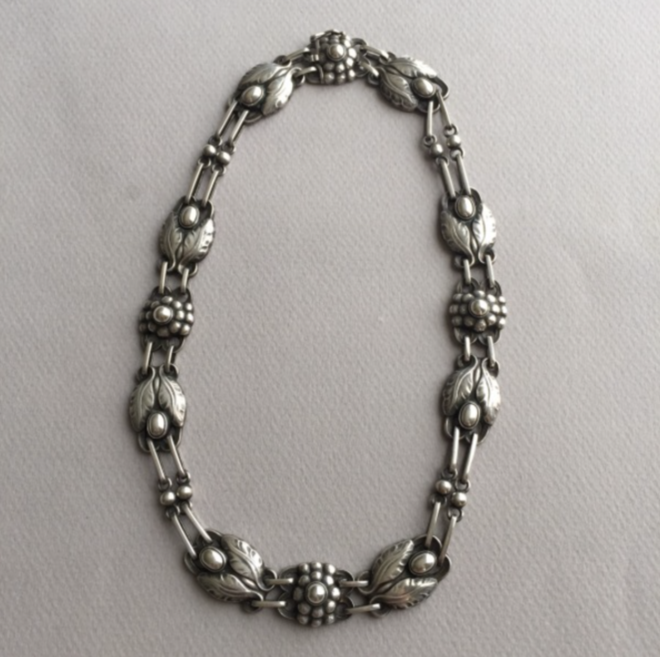 Georg Jensen Sterling Silver Necklace No. 1