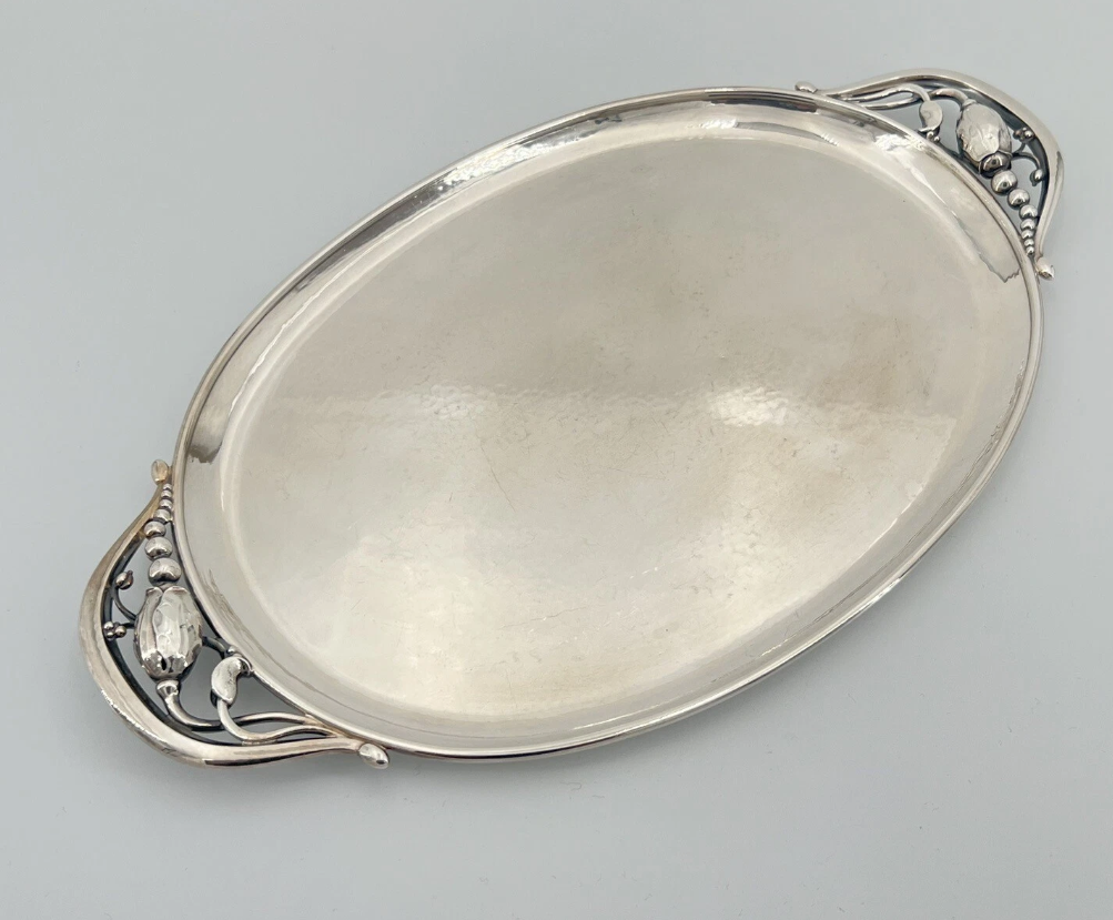 Georg Jensen Sterling Silver Serving Tray no2H