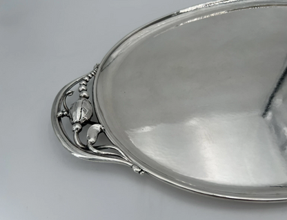 Georg Jensen Sterling Silver Large Serving Tray No 2F