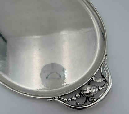 Georg Jensen Sterling Silver Large Serving Tray No 2F
