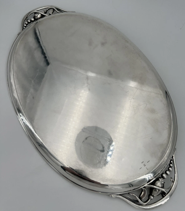 Georg Jensen Sterling Silver Large Serving Tray No 2F