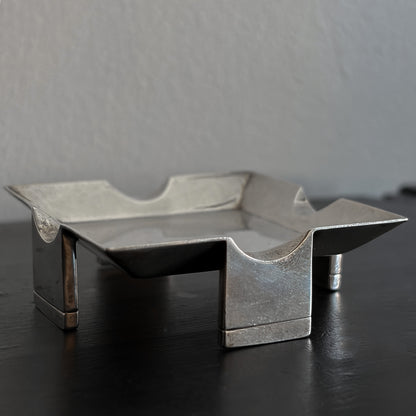 Estate Sterling Silver Square Ash Tray by William Spratling