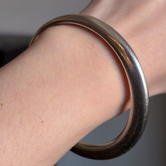 Estate Sterling Silver Georg Jensen Bangle by Nanna Ditzel No 168