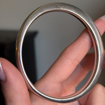 Estate Sterling Silver Georg Jensen Bangle by Nanna Ditzel No 168