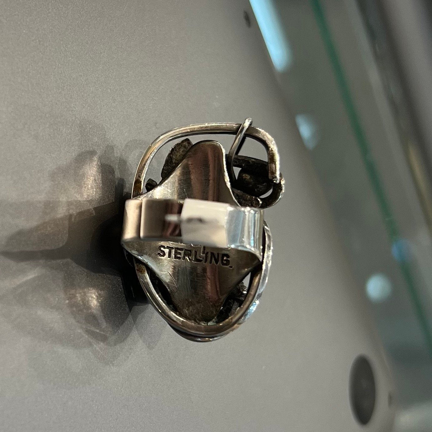 One of a Kind Sterling Silver Brutalist Ring by Rebajes Style 1