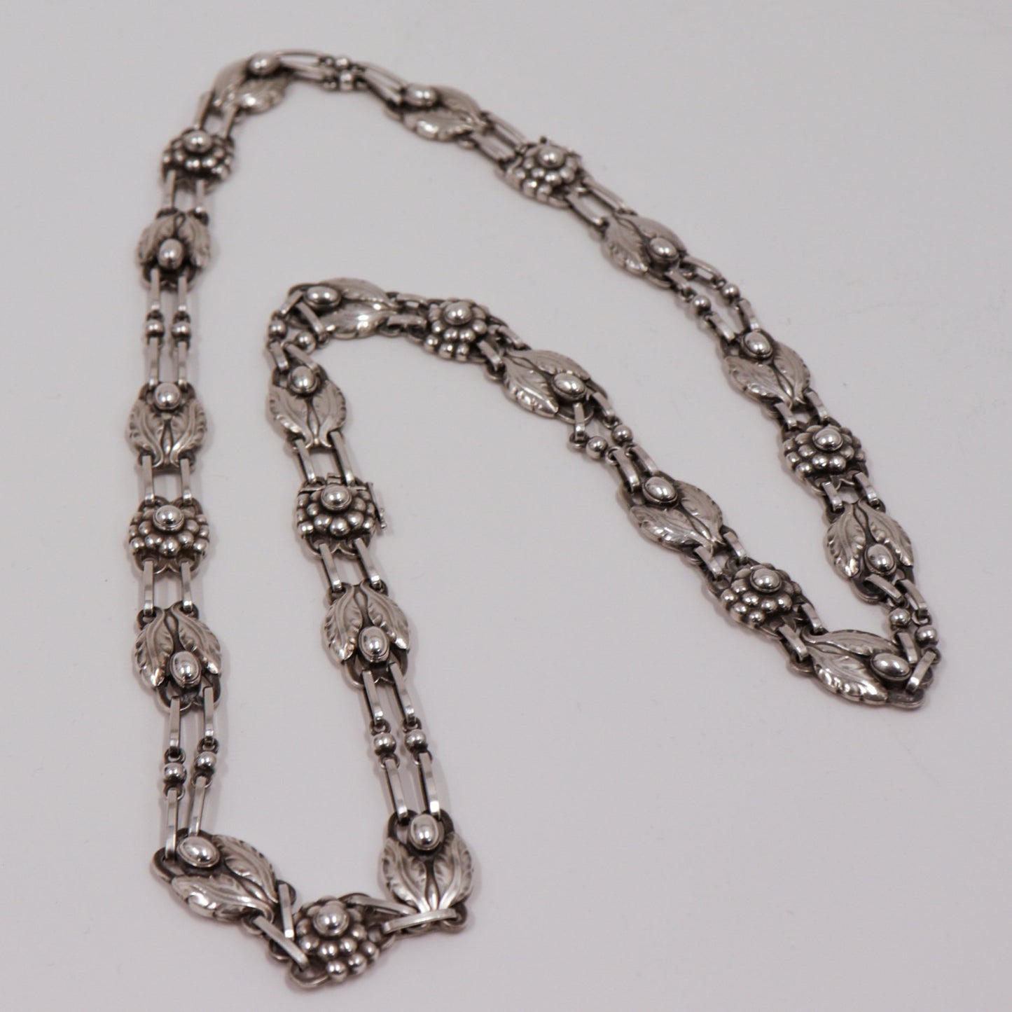 Georg Jensen Sterling Silver Necklace No. 1 Extra Long