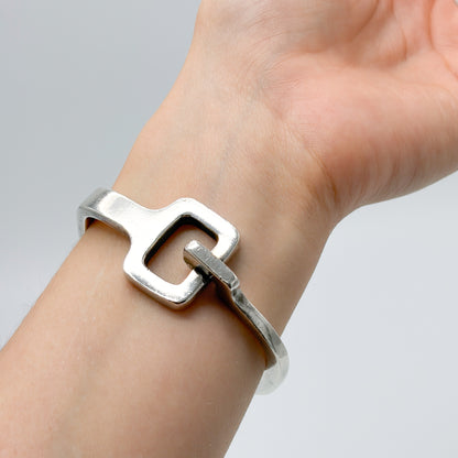 Estate Sterling Silver Tane Bracelet