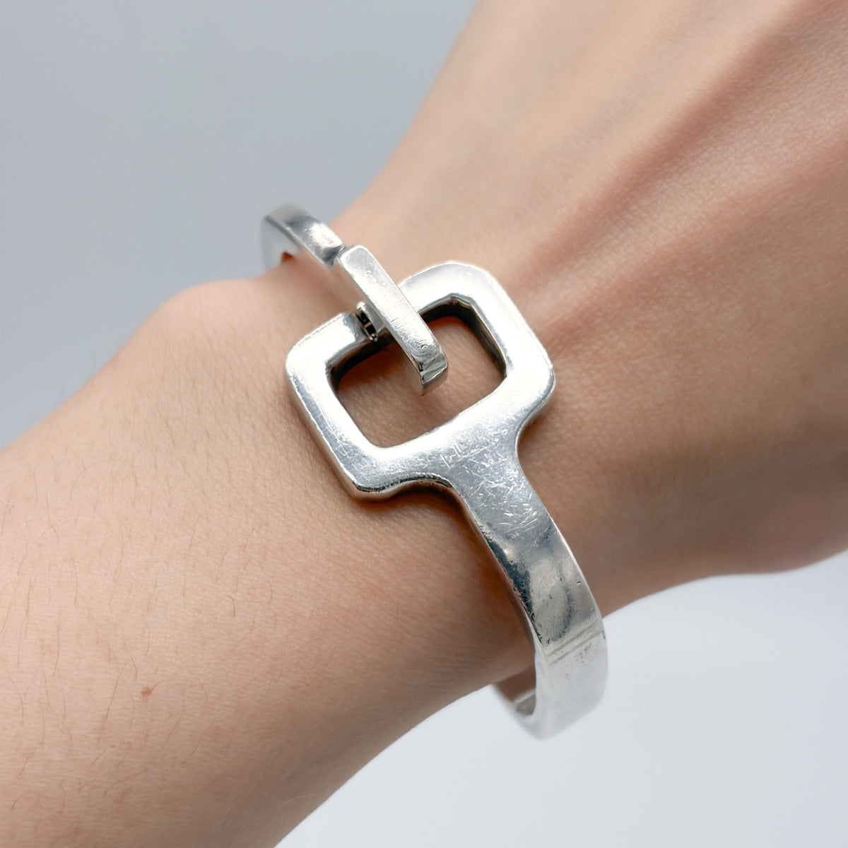 Estate Sterling Silver Tane Bracelet