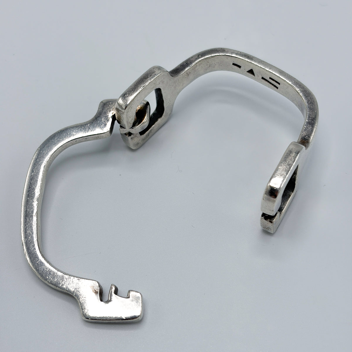 Estate Sterling Silver Tane Bracelet