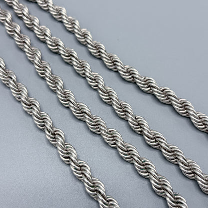 Estate Sterling Silver Tassel Necklace