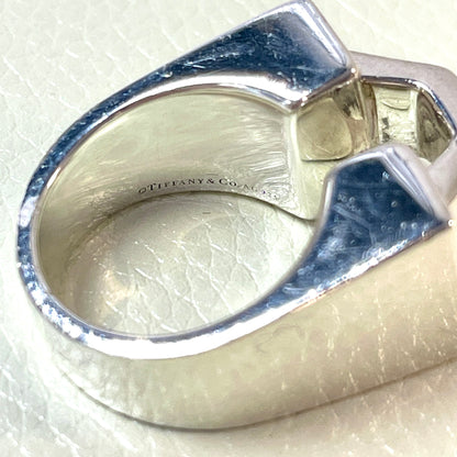 Estate Sterling Silver Tiffany & Co Bridge Statement Ring