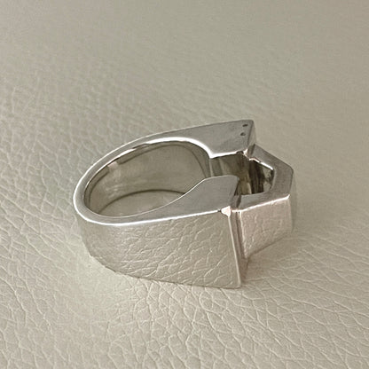 Estate Sterling Silver Tiffany & Co Bridge Statement Ring