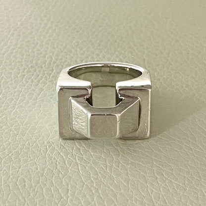 Estate Sterling Silver Tiffany & Co Bridge Statement Ring