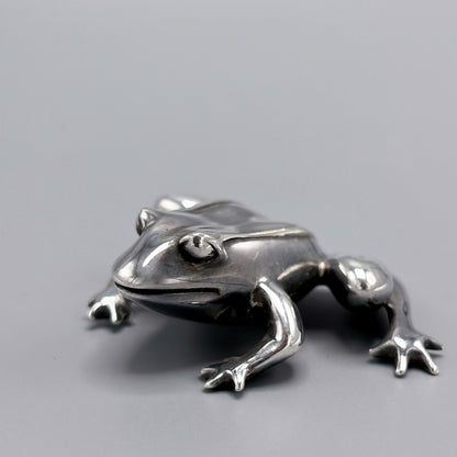 Estate Sterling Silver Miniature Statuette Tree Frog by Tiffany & Co.
