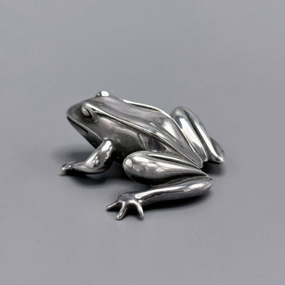 Estate Sterling Silver Miniature Statuette Tree Frog by Tiffany & Co.