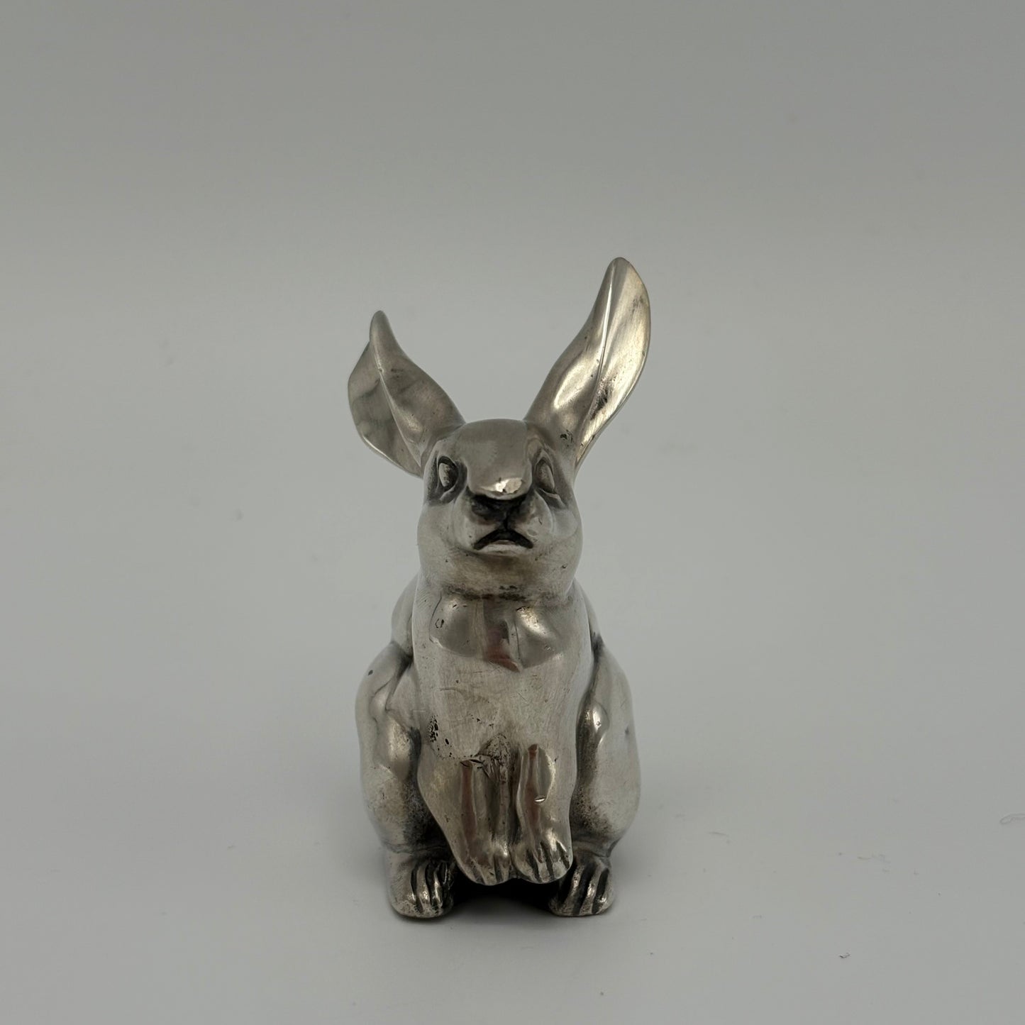 Estate Sterling Silver Miniature Statuette Hare by Tiffany & Co.  - Original Box & Pouch