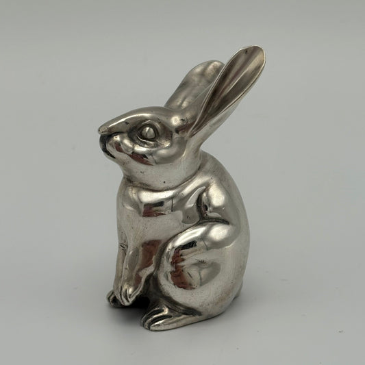 Estate Sterling Silver Miniature Statuette Bunny by Tiffany & Co.