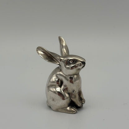 Estate Sterling Silver Miniature Statuette Hare by Tiffany & Co.  - Original Box & Pouch