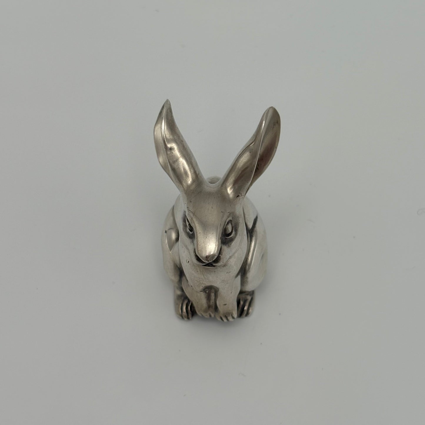 Estate Sterling Silver Miniature Statuette Hare by Tiffany & Co.  - Original Box & Pouch