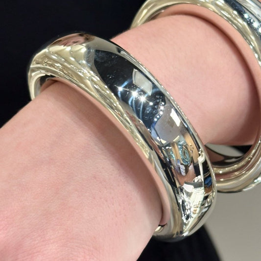 Estate Tiffany & Co. Sterling Silver "Doughnut" Bangle by Elsa Peretti