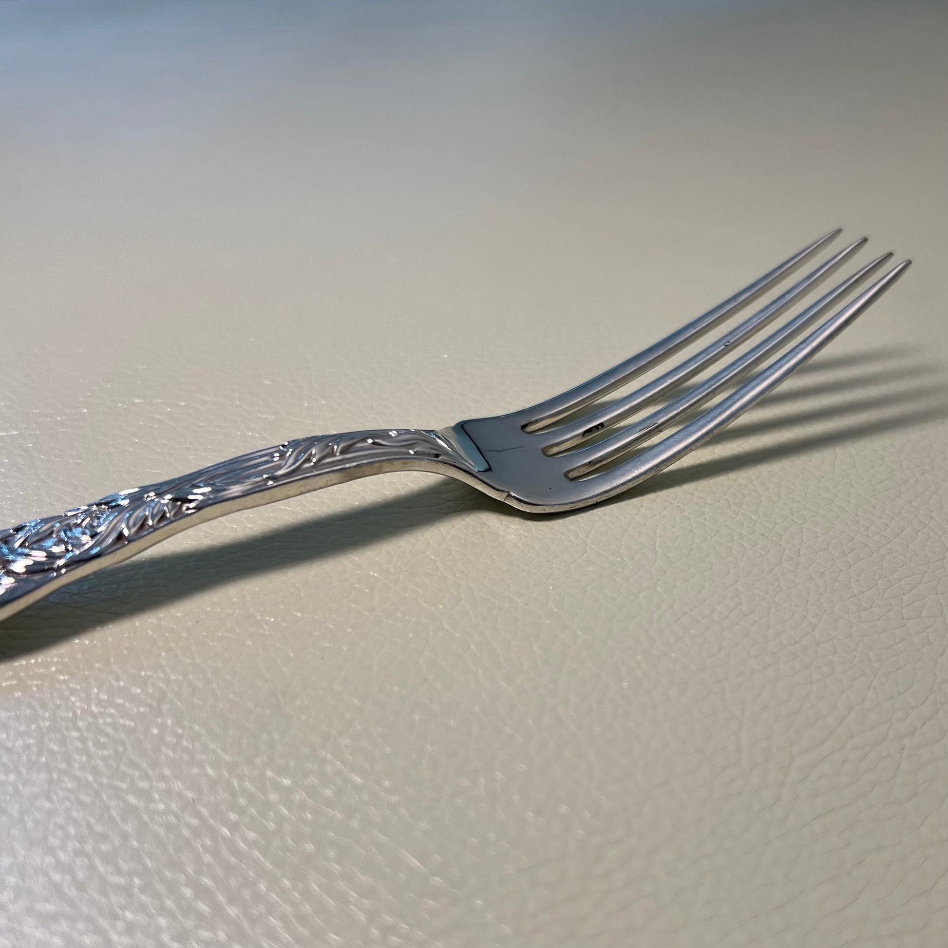 Tiffany Sterling Silver Chrysanthemum Lunch Fork – Gallery 925