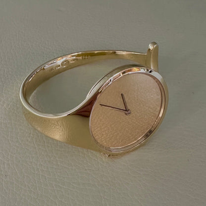 Estate Georg Jensen 18K Gold "Vivianna" Watch by Vivianna Torun No 1026